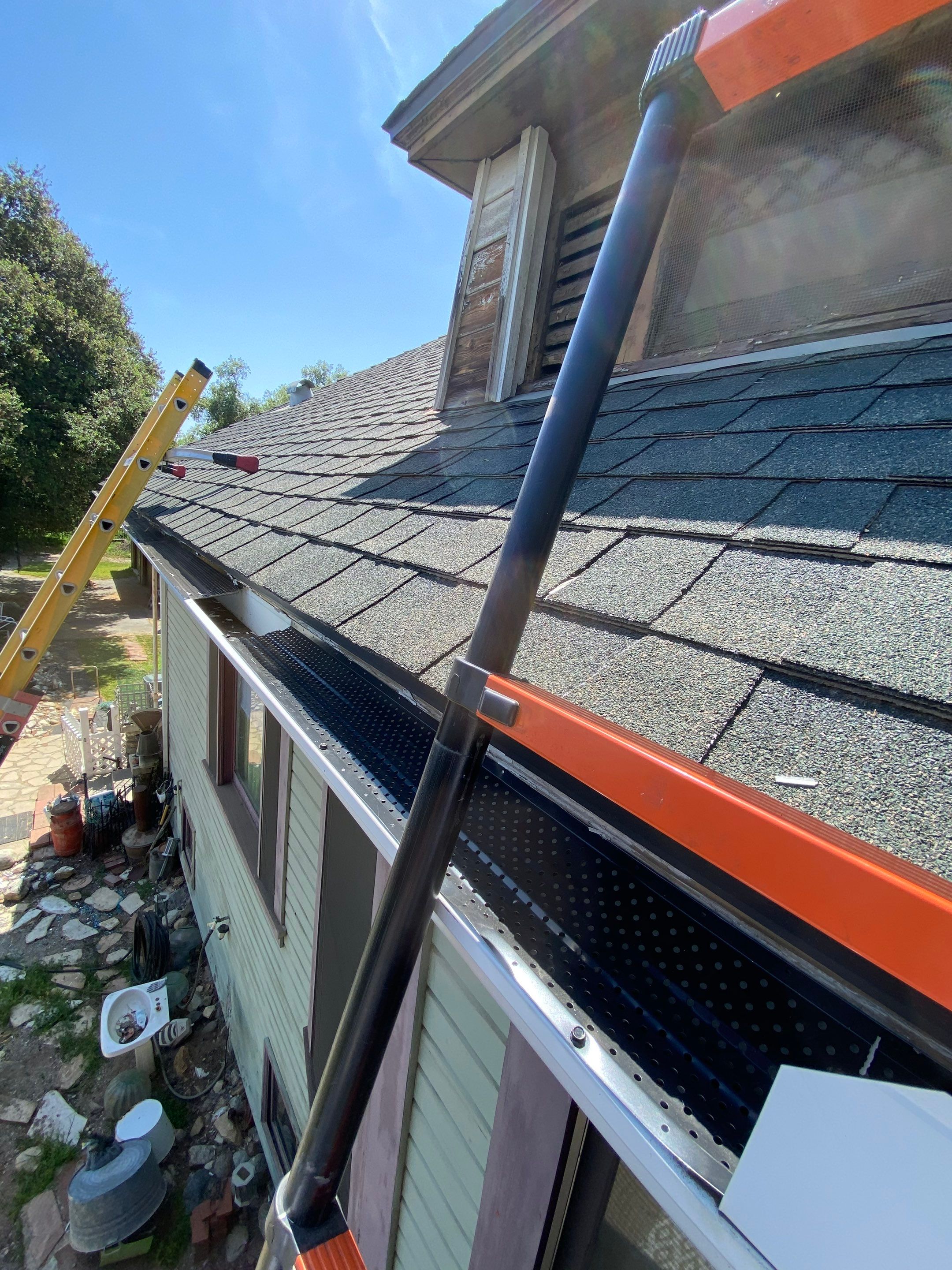 Gutter Cleaning & Guard Installation in San Dimas Ca by Palm Coast Solar Cleaning