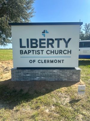 Non Illuminated Monument Sign
