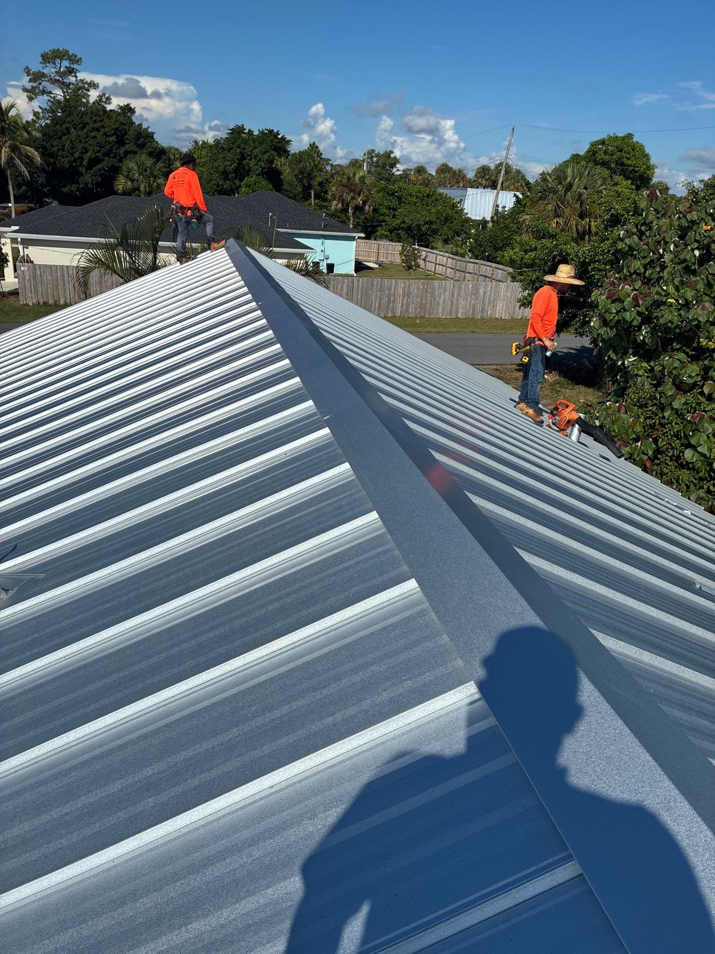 24ga 1" Nail-Strip Mill Finish by Total Roofing System The Metal Roof Experts