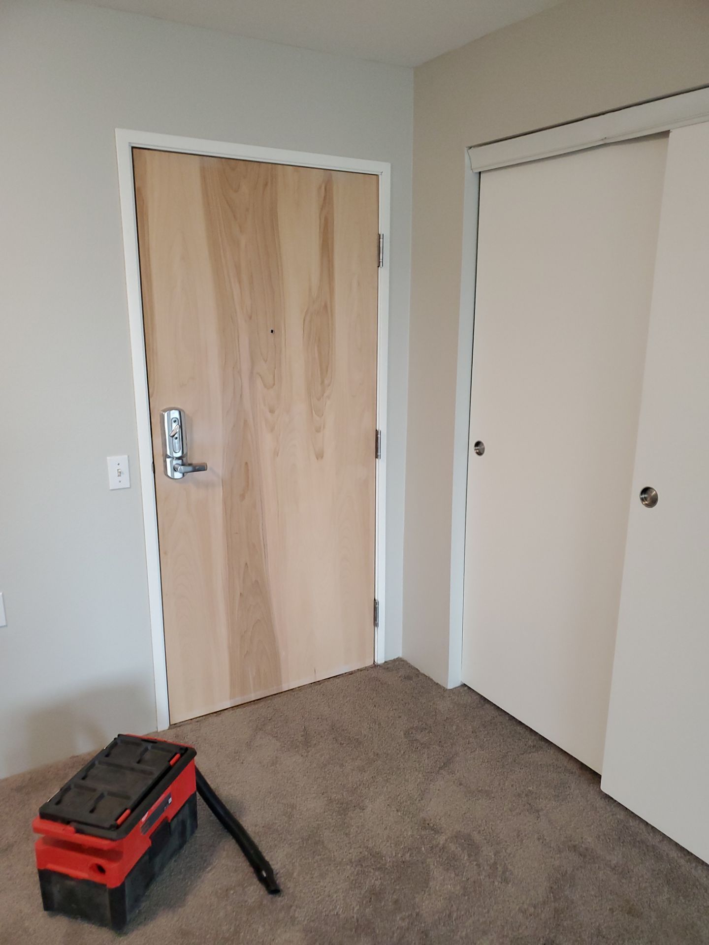 Complete Door Replacement using Wood Door by FBH Architectural Security