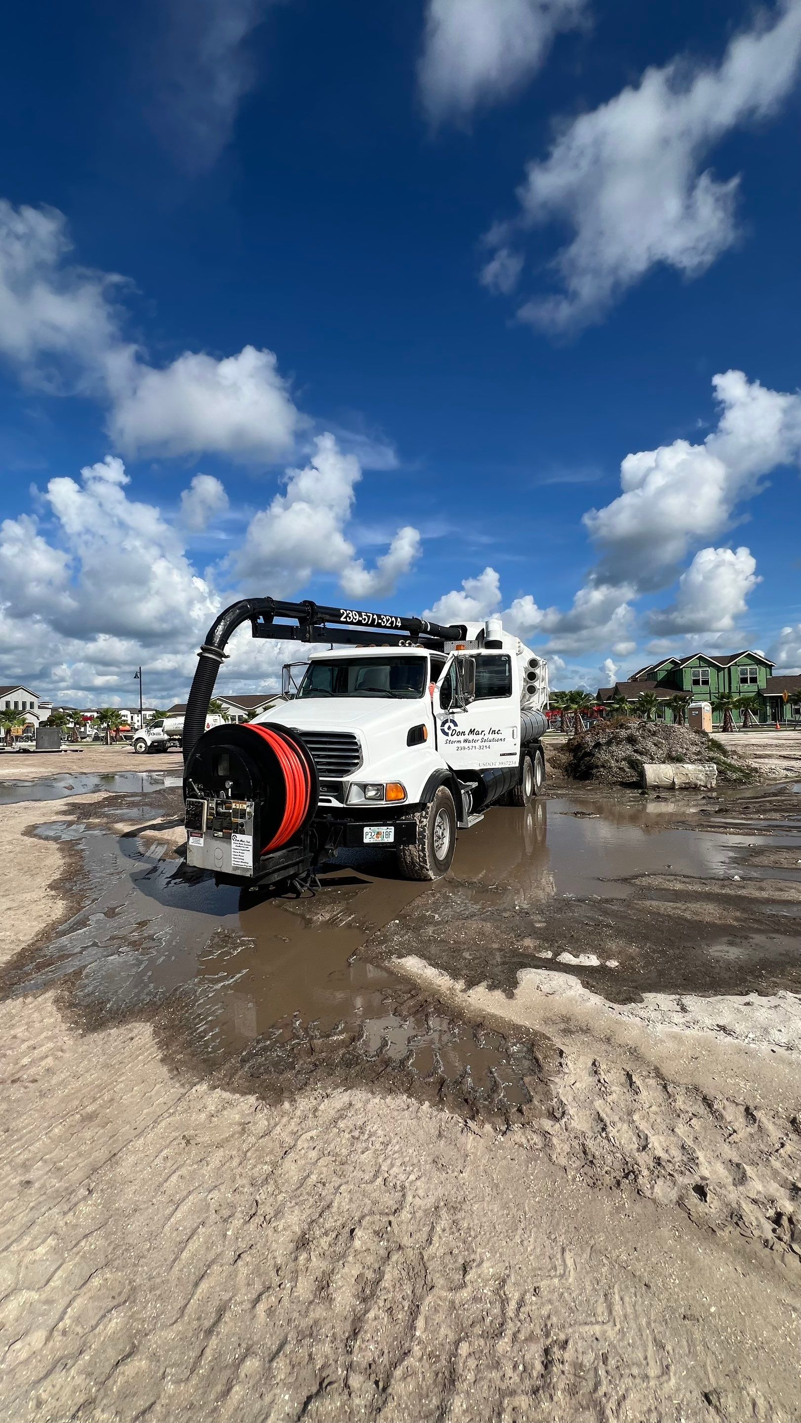 New Construction Sewer System Cleaning by Don Mar, Inc. Storm Water Solutions