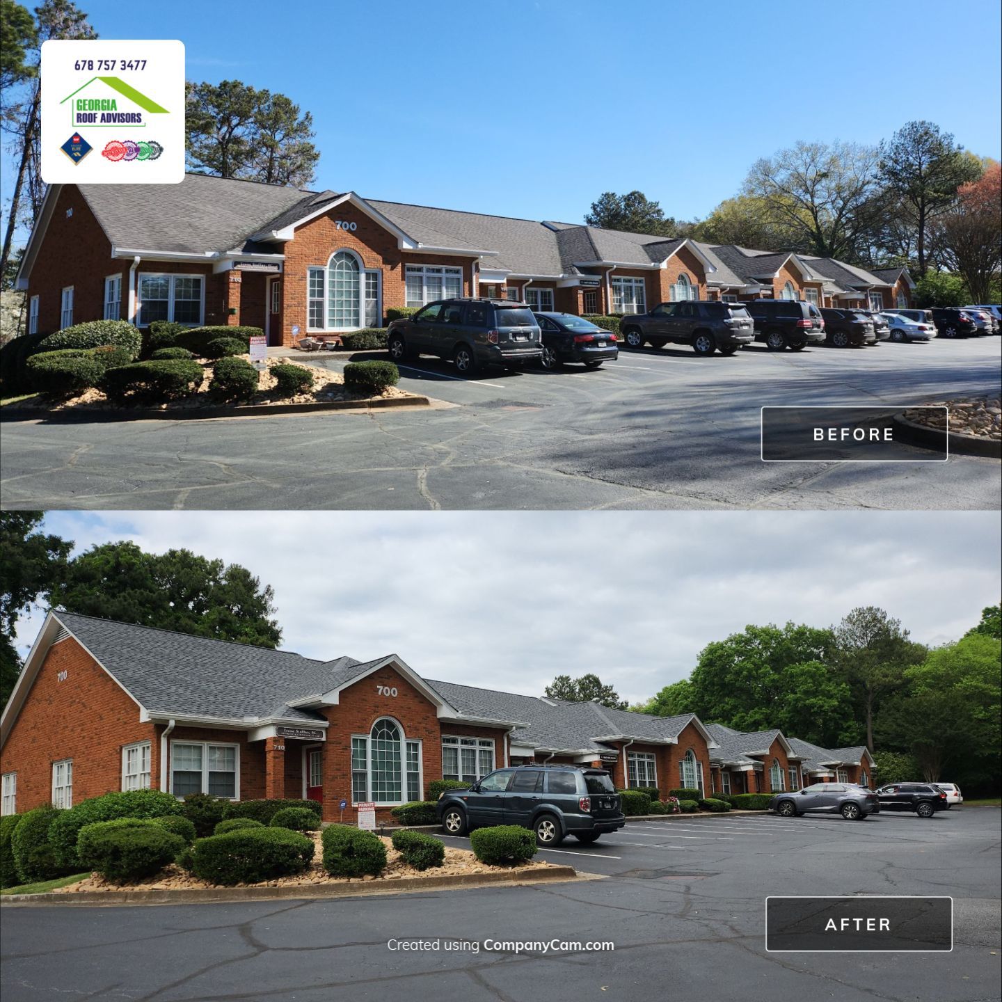 We also handle commercial projects! by Georgia Roof Advisors