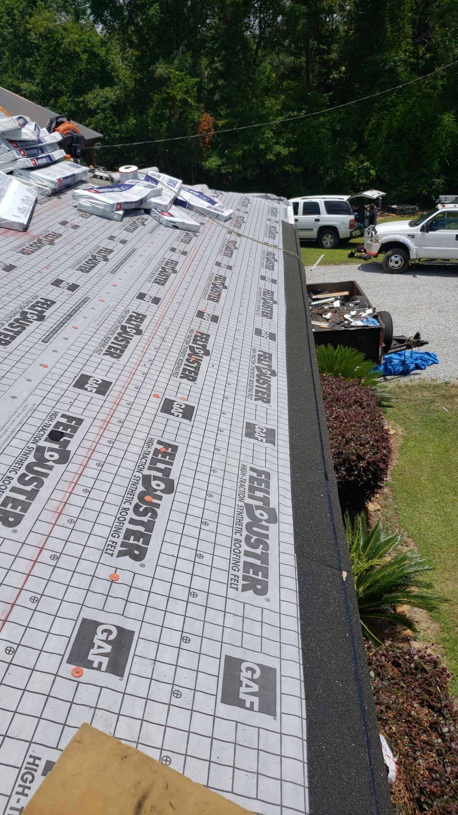 Residential Roofing Installation using Roof Replacement by American Roofing & Construction LLC