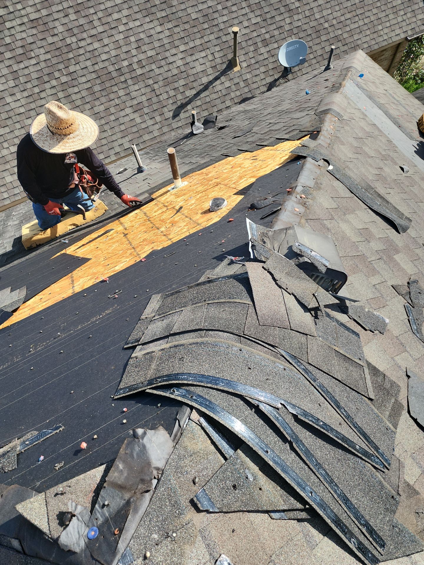 Residential Roofing Repair using Owen's Corning Duration (Lifetime) Shingles by Roof Repair Company