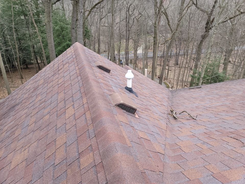 Brand: Atlas Pinnacle Color: Pristine Scotchgard Black Drip: Black by Eagle Eye Roofing