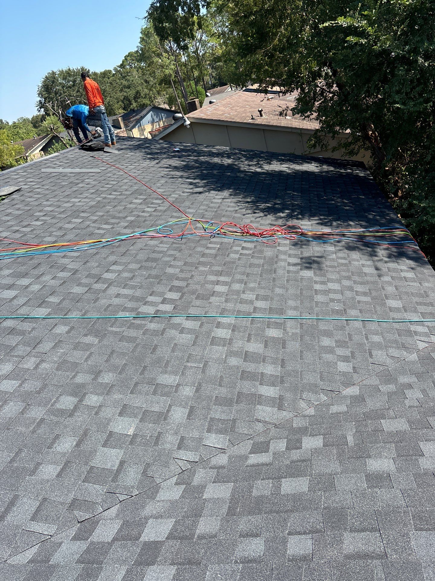 Residential Roofing Installation using Owen's Corning Duration (Lifetime) Shingles by Roof Repair Company