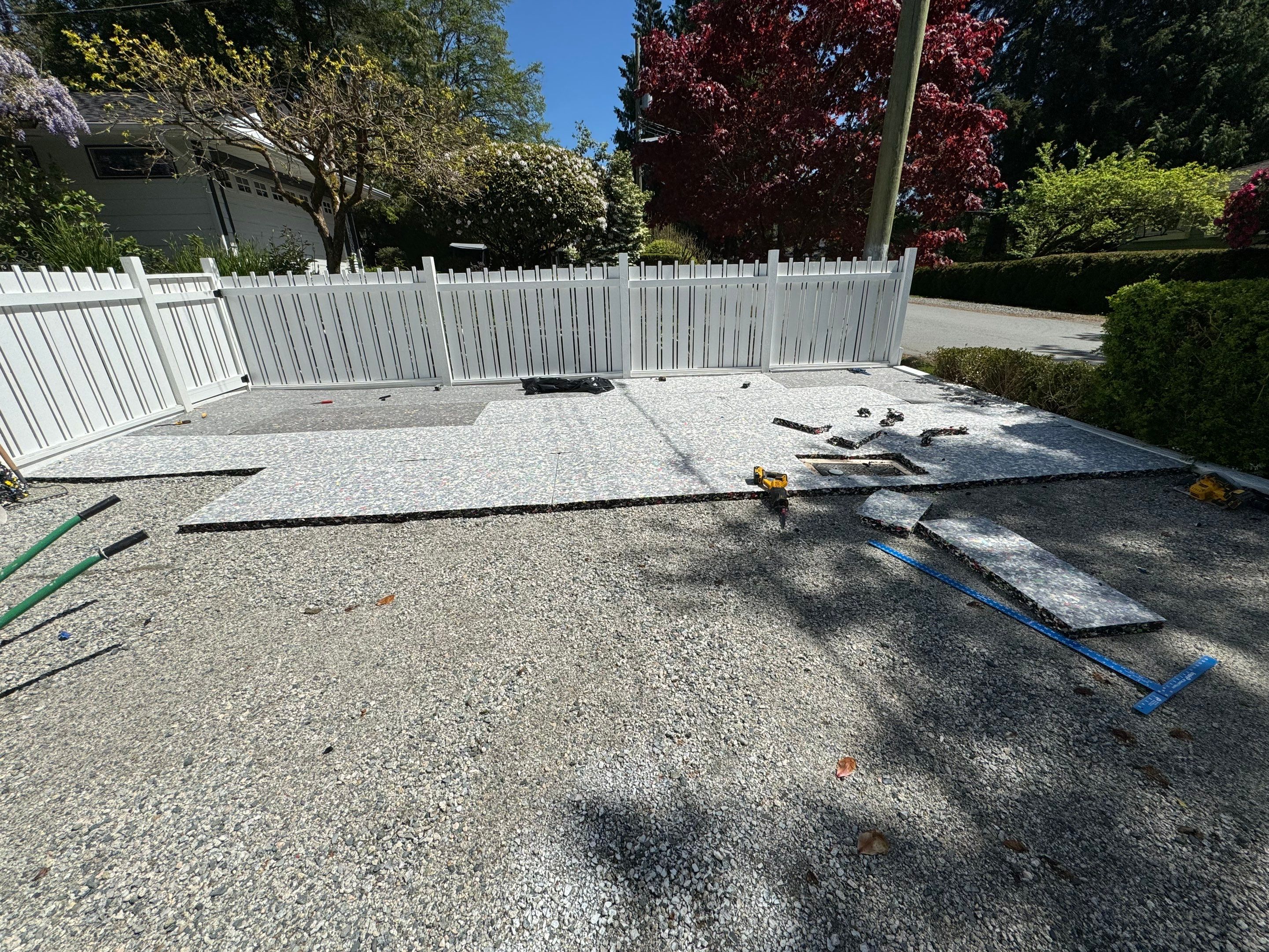 Artificial Grass and Custom Fence For KidiKare Daycare by YVR Construction Group