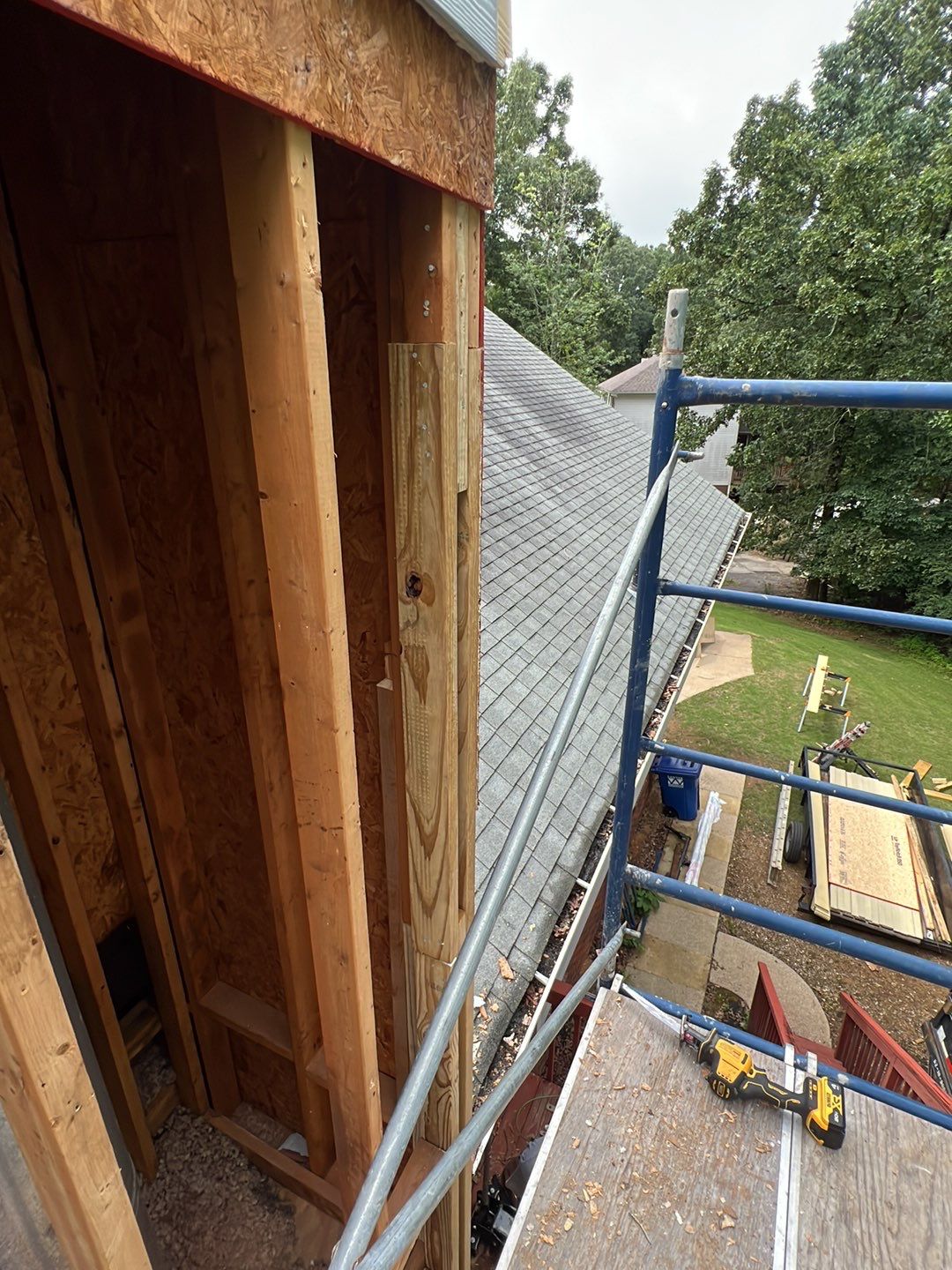 South Trace Lane - Deck Installation and Chimney Repair by Pillar and Pine