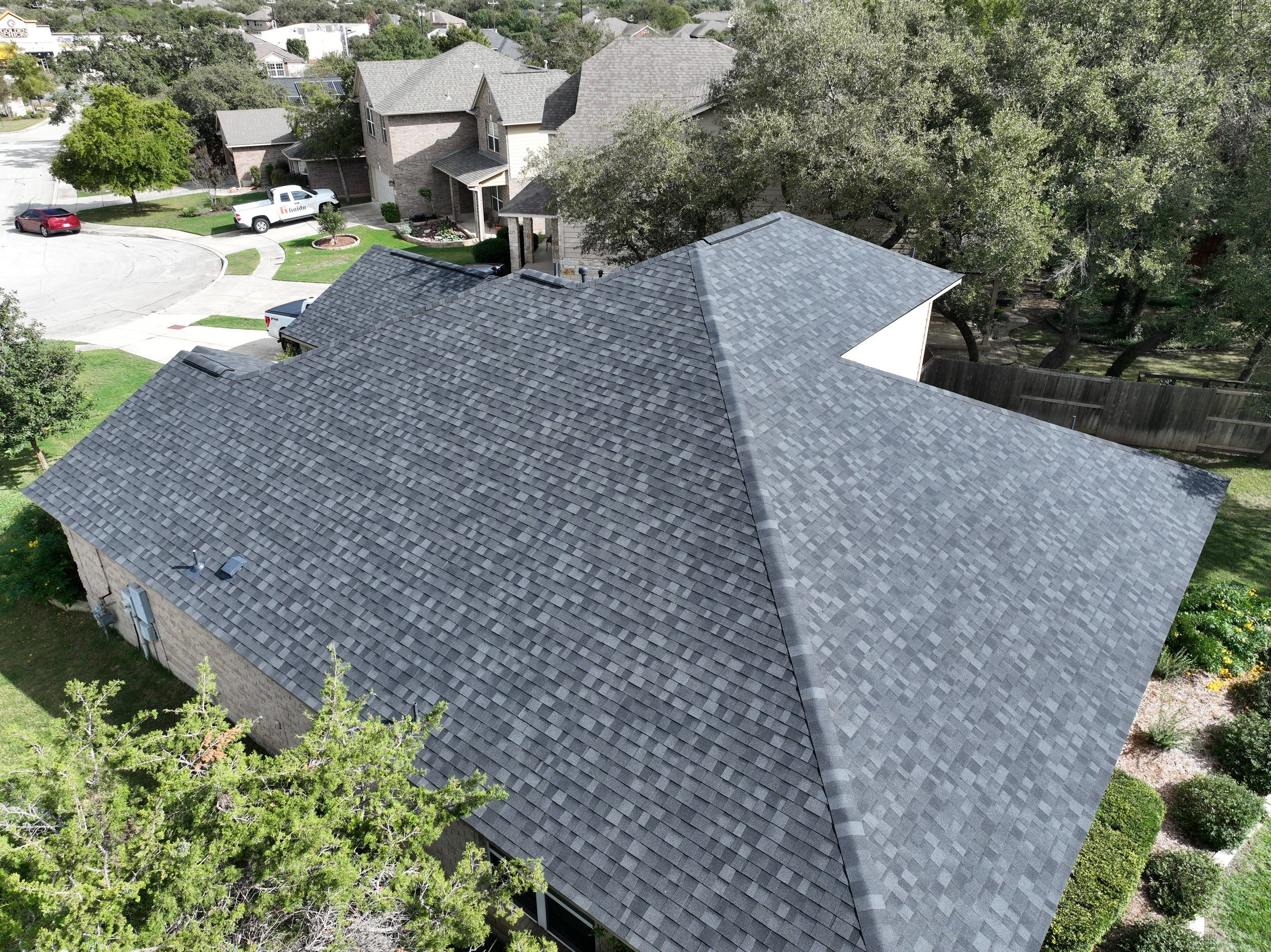 Residential Roof Replacement using Owens Corning Duration Shingles - Onyx Black by Premier Roofing and Contracting