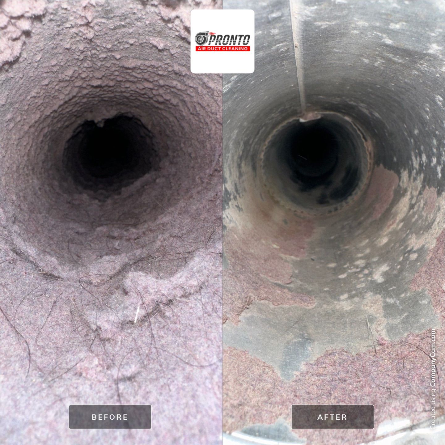 Air duct cleaning using Hypervac by Pronto Air Duct Cleaning