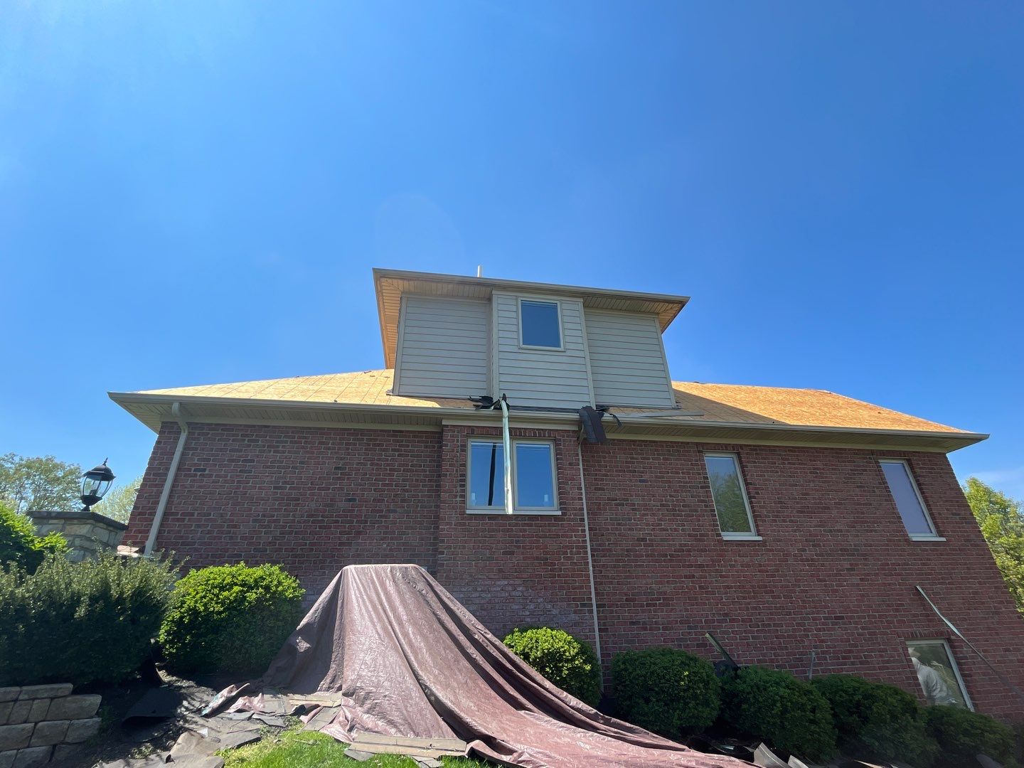 Residential Roofing Installation using GAF Timberline HDZ Weathered Wood by Nitro Roofing and Construction