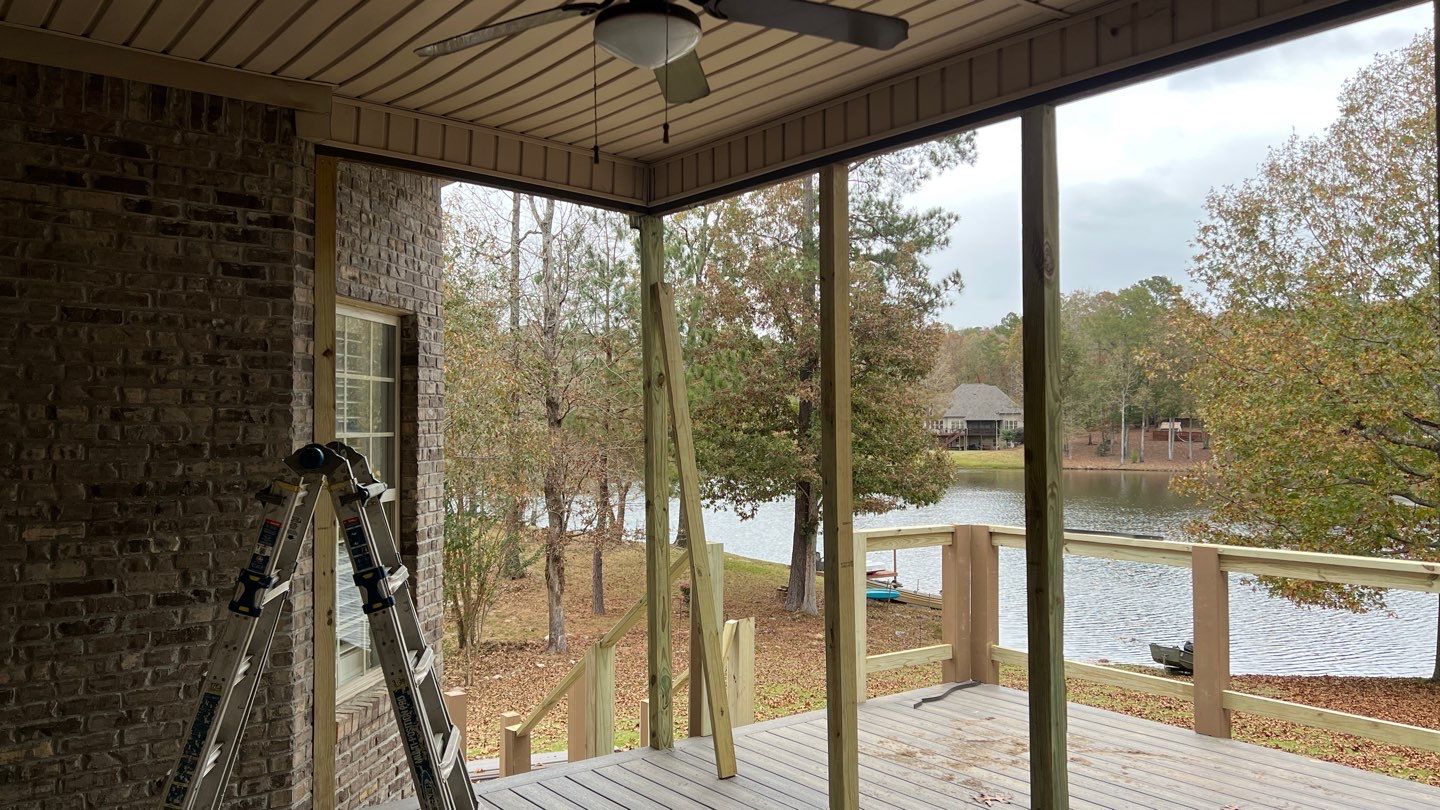 Timber Lake - Deck / Screened Porch by Pillar and Pine