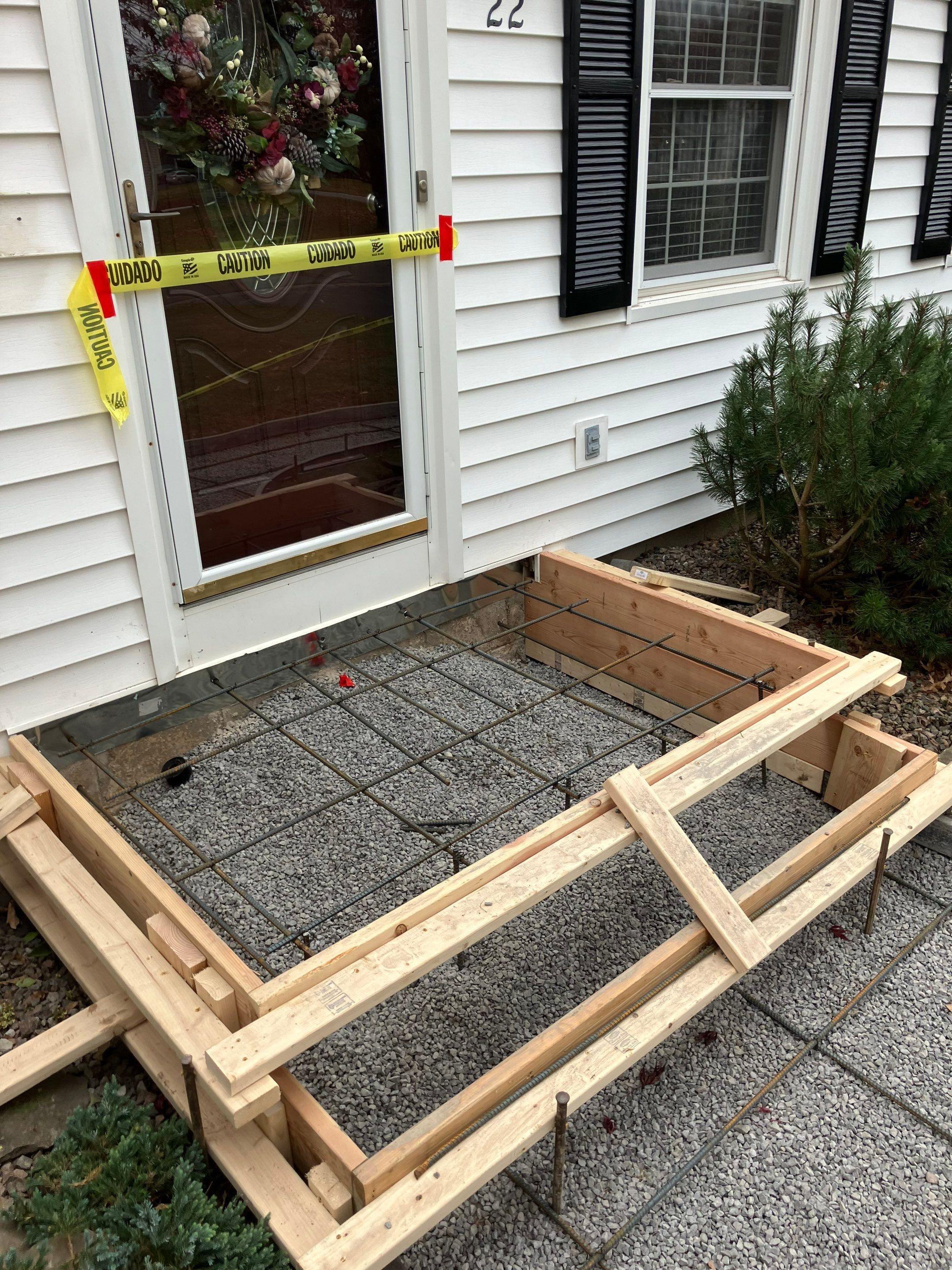 Broom Finish Walkway  by NG Masonry & Construction LLC