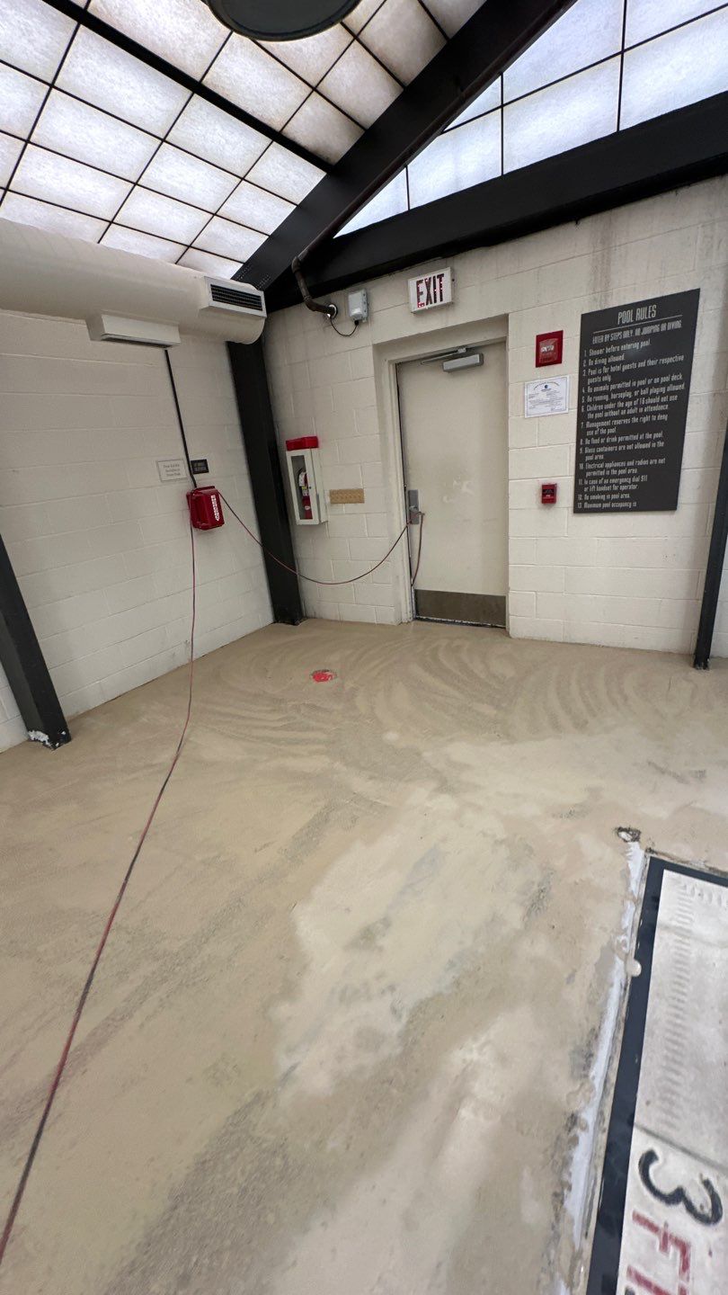 Hotel Pool Deck Project in Cranberry Township by Floors in a Day, Inc