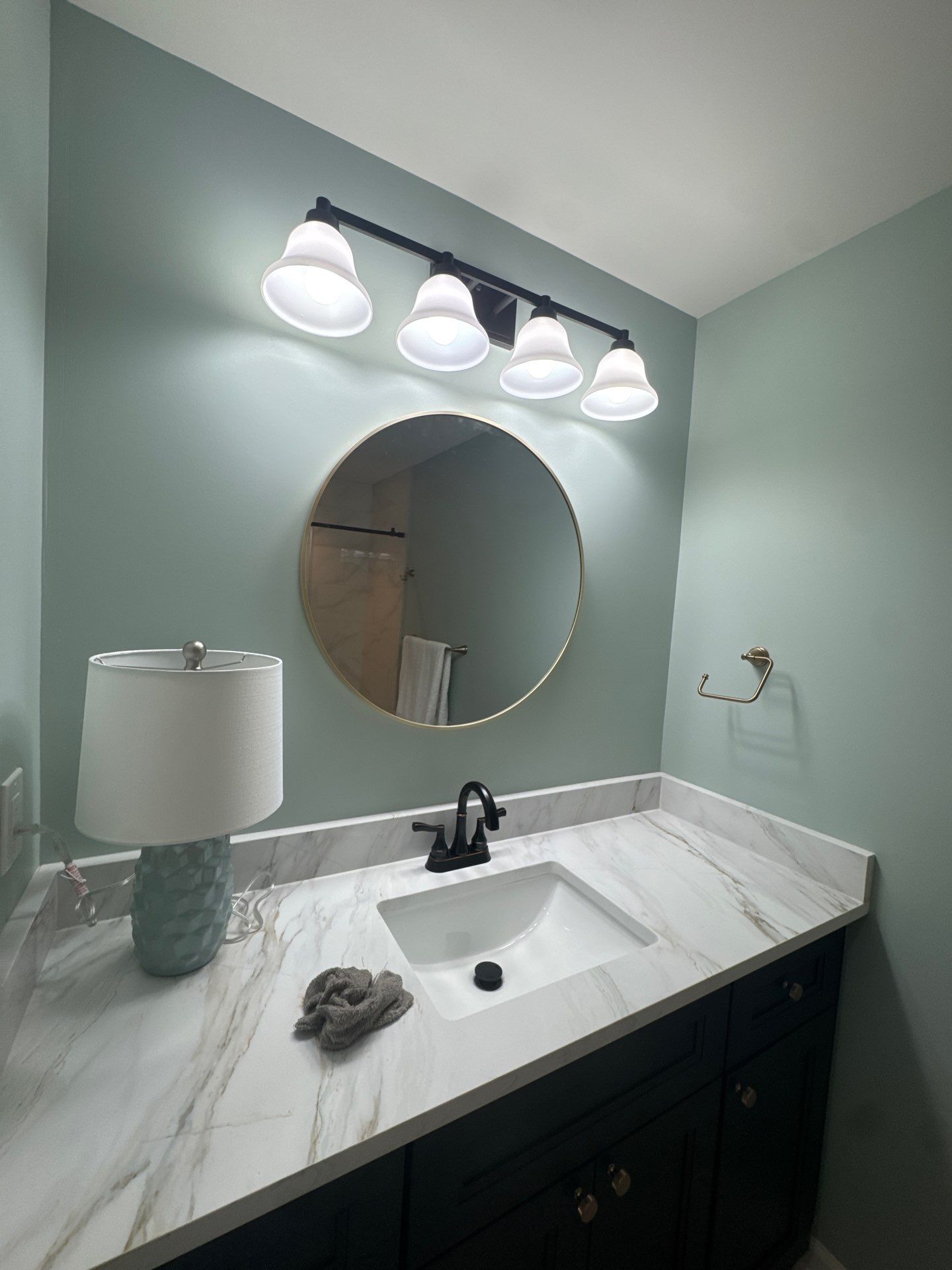 Full Basement Remodel in Powder Springs Featuring Custom Kitchenette by Swift Home Renovations