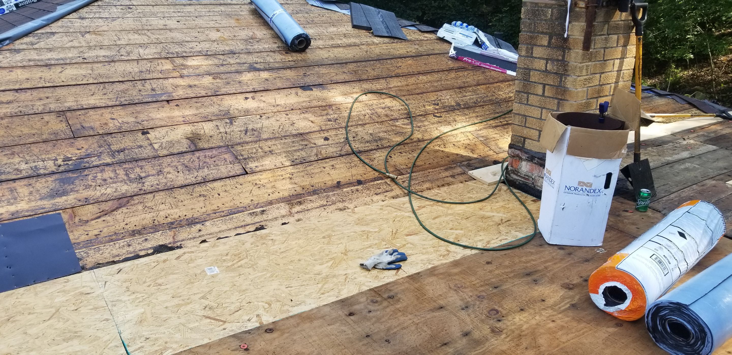 Atlas Pinnacle Pristine Scotchgard: Hickory Drip Edge: Musket brown by Eagle Eye Roofing