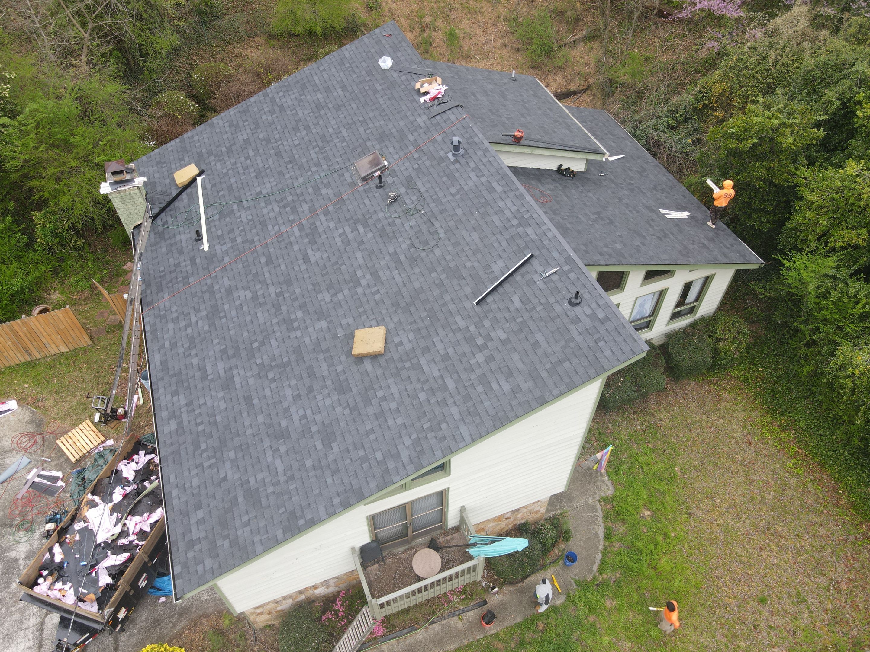 Oakridge TruDef Twilight Black Residential Roofing Installation by Inspector Roofing and Restoration