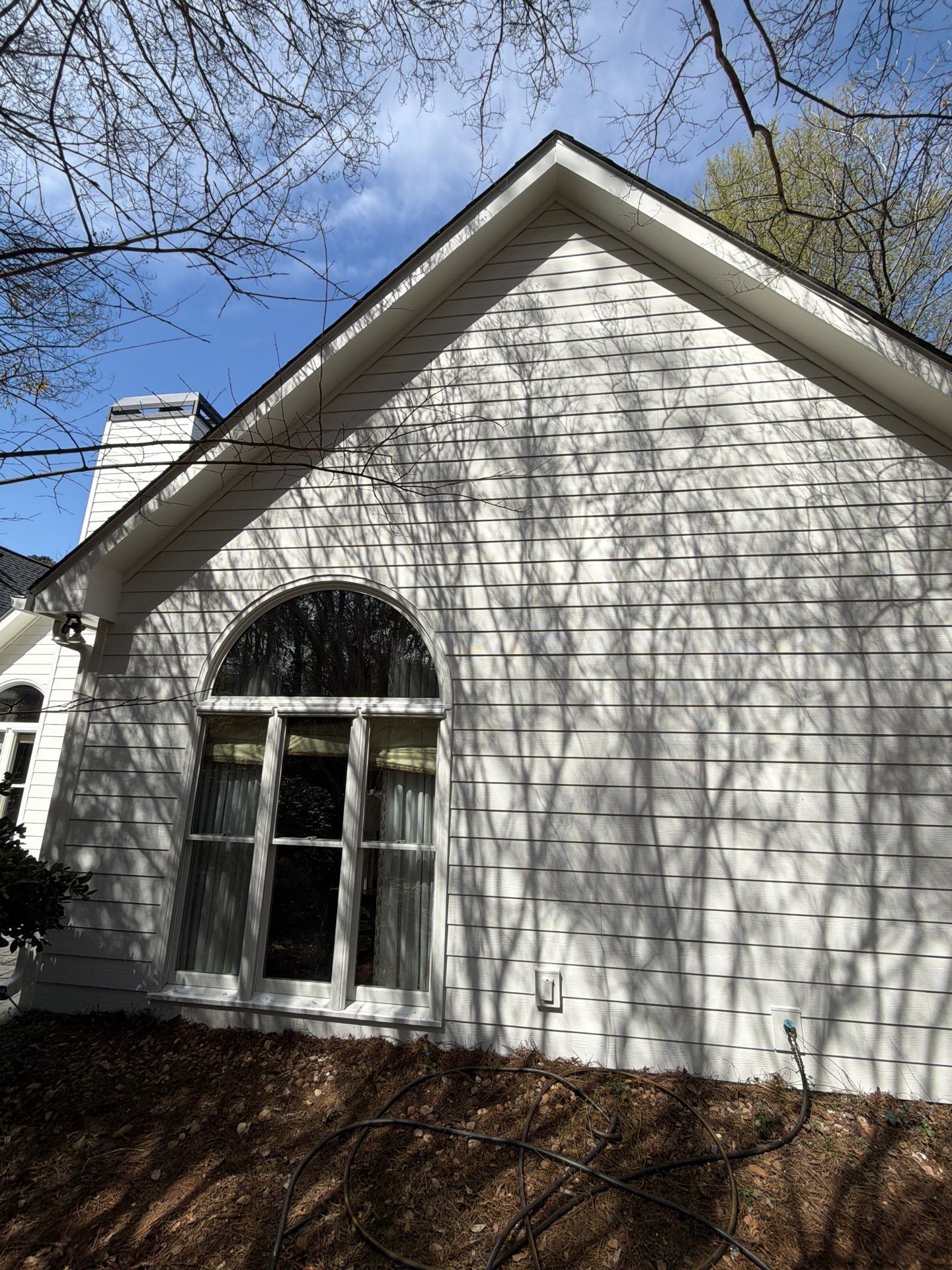 Alpharetta, GA Siding Installation, Rotted Wood Replacement, and Exterior Paint using James Hardie HZ10 Siding and Sherwin Williams Paint by Nelson Exteriors
