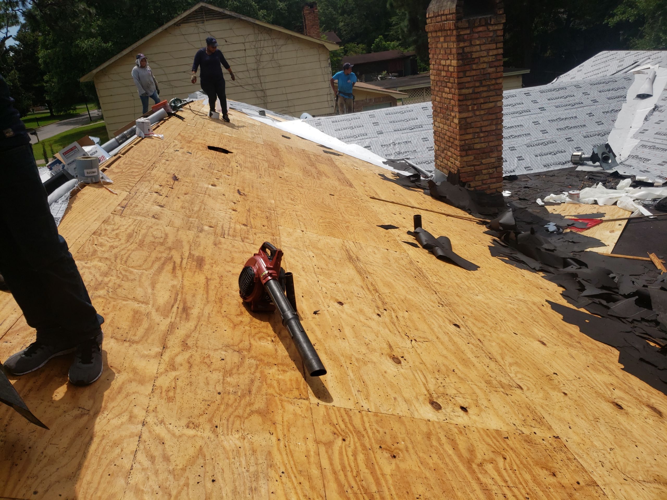 Residential Roofing Installation using Roof Replacement by American Roofing & Construction LLC