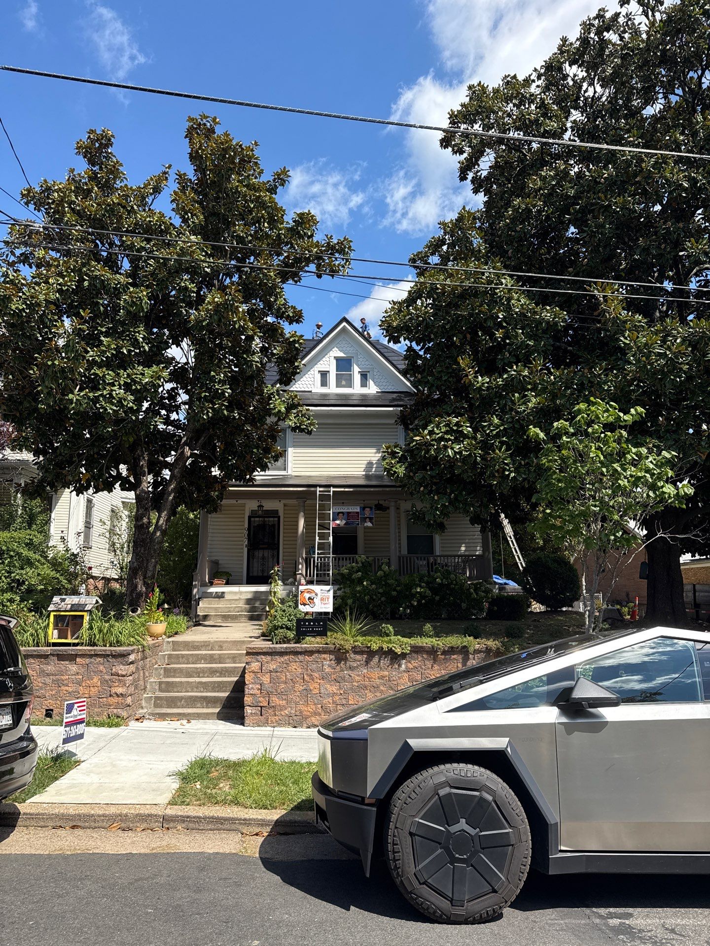 Tesla Solar Roof in Washington DC! by American Home Contractors