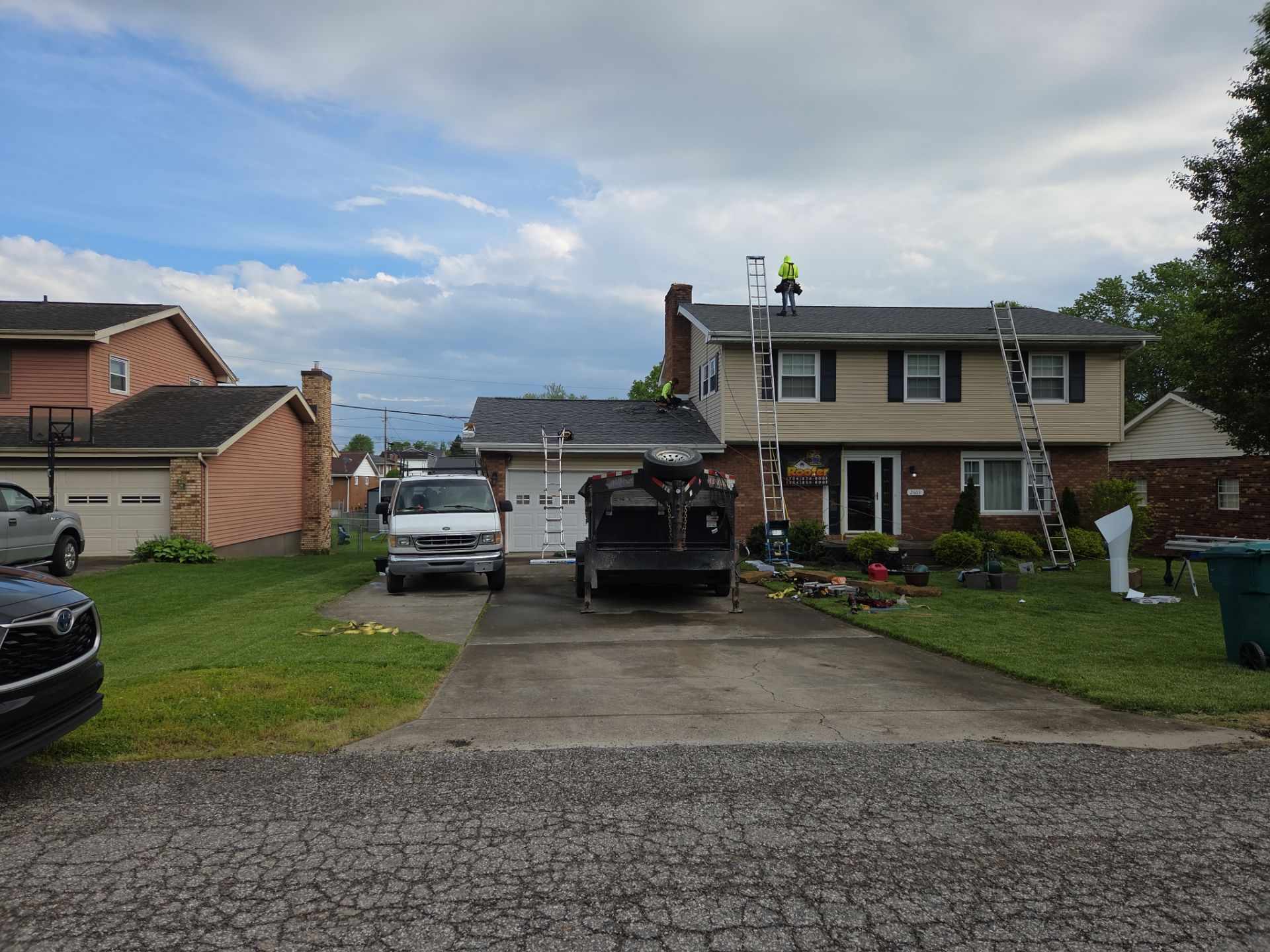Residential Roofing Installation using Platinum Shield Roofing System from Mr. Roofer by Mr. Roofer