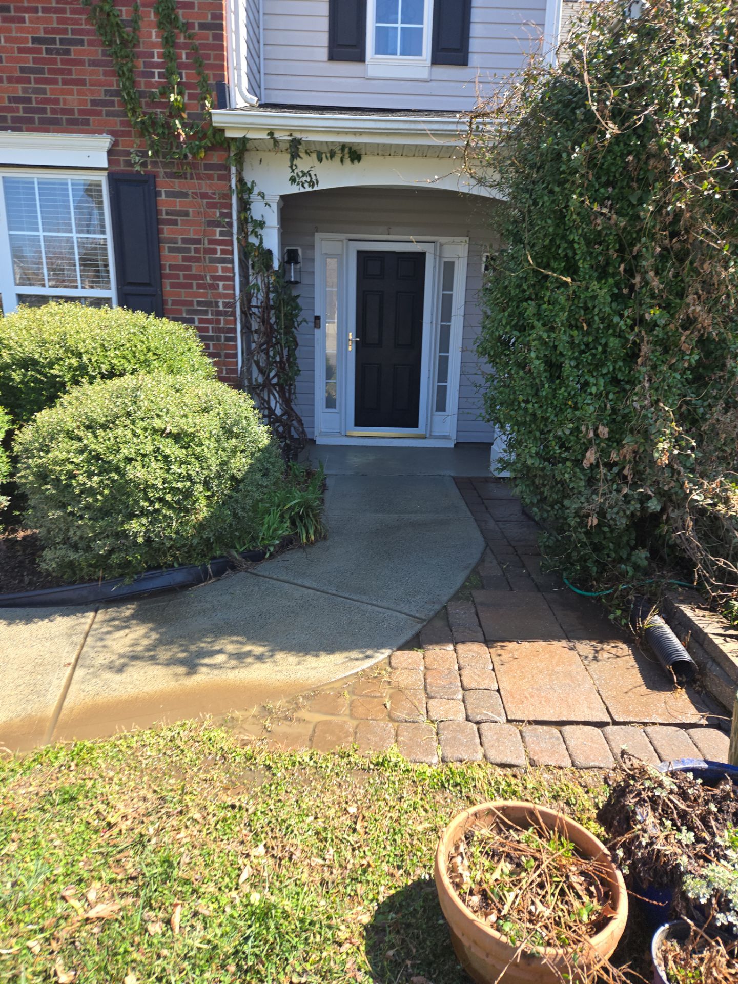 House Wash using cleaner by G&H Home Tech Pros LLC