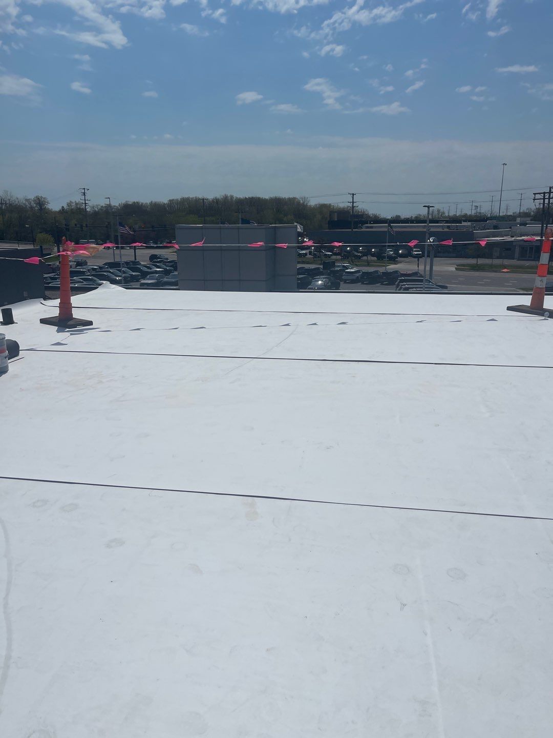 Ford Dealership - Re-Roof by Pink Roofing