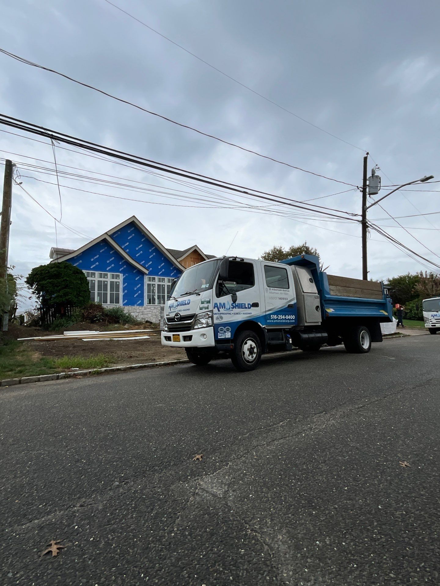 Club Dr • Massapequa, NY 11758 by A.M. Shield Waterproofing, Corp.