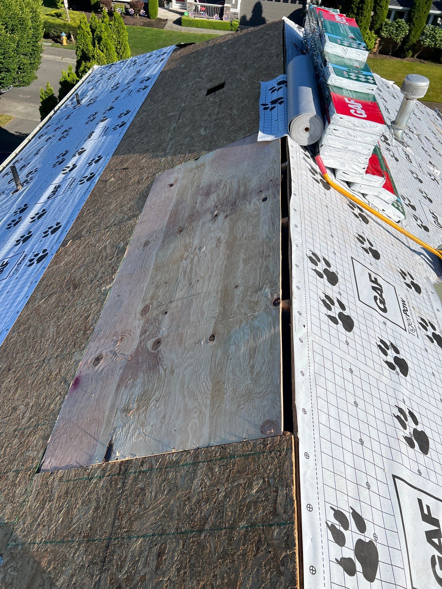 Residential Roofing Installation using GAF UHDZ Shingles by Roofing Formula LLC