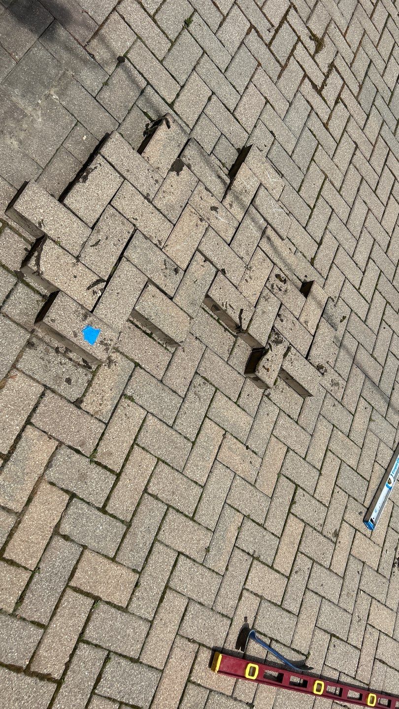 Brick paver repair, clean and seal   by Northern Power Washing LLC.