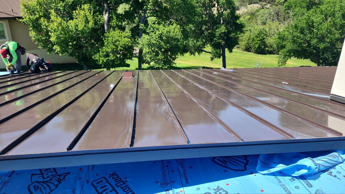 Standing Seam Custom Bent Roof by Lightning Exteriors
