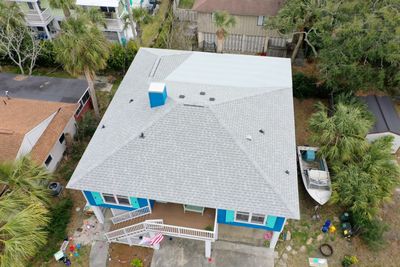 Roof Replacement using Atlas Pinnacle Pristine - Oyster Shell