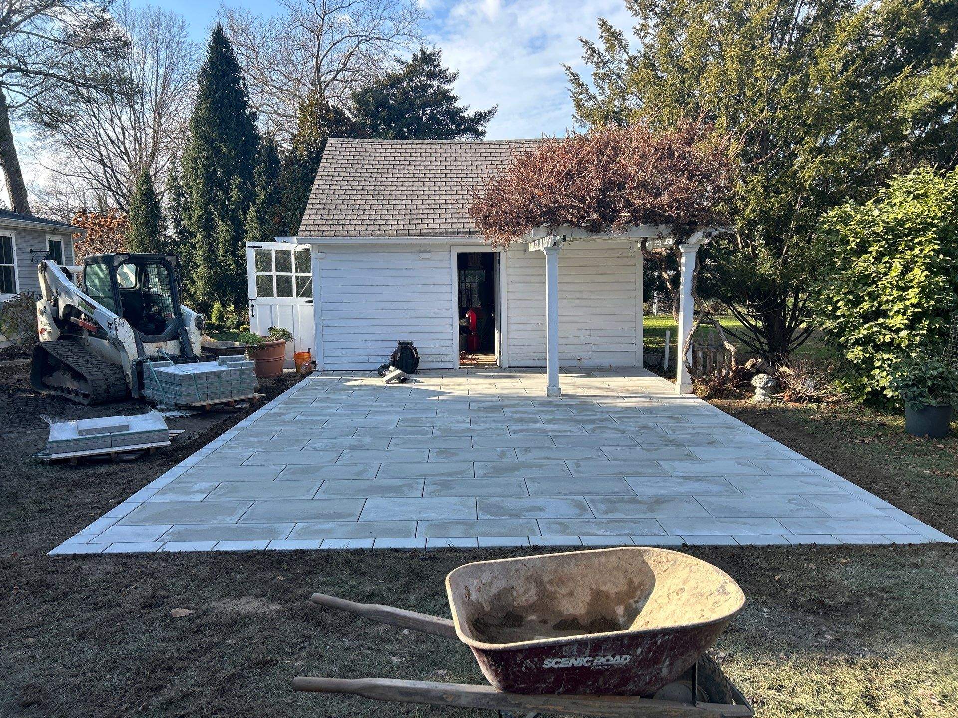 Lincoln Patio and Walkway Installation by CompanyCam