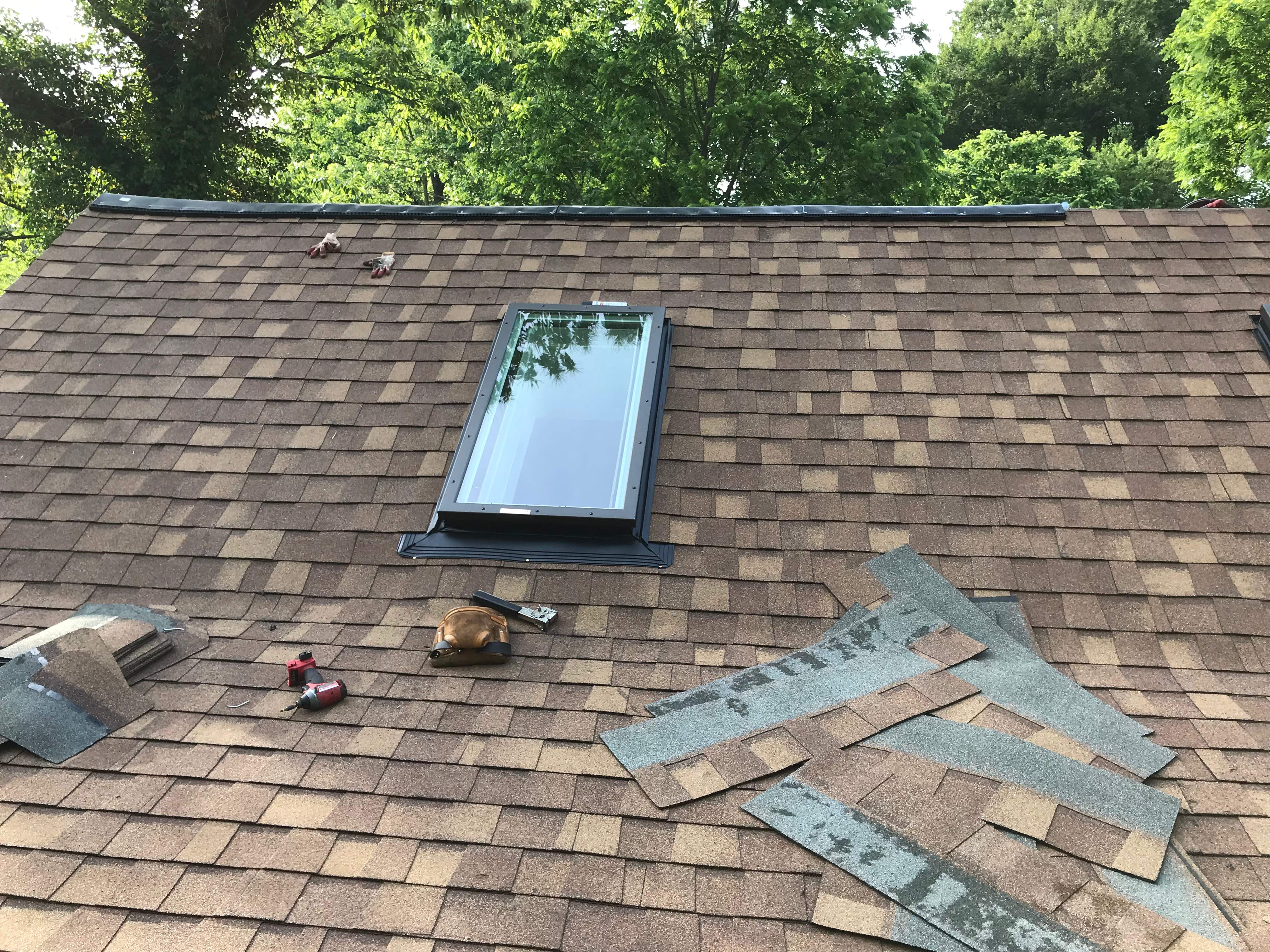 Residential Roofing Installation using Resawn Shake Shingles by Alpha Design Services
