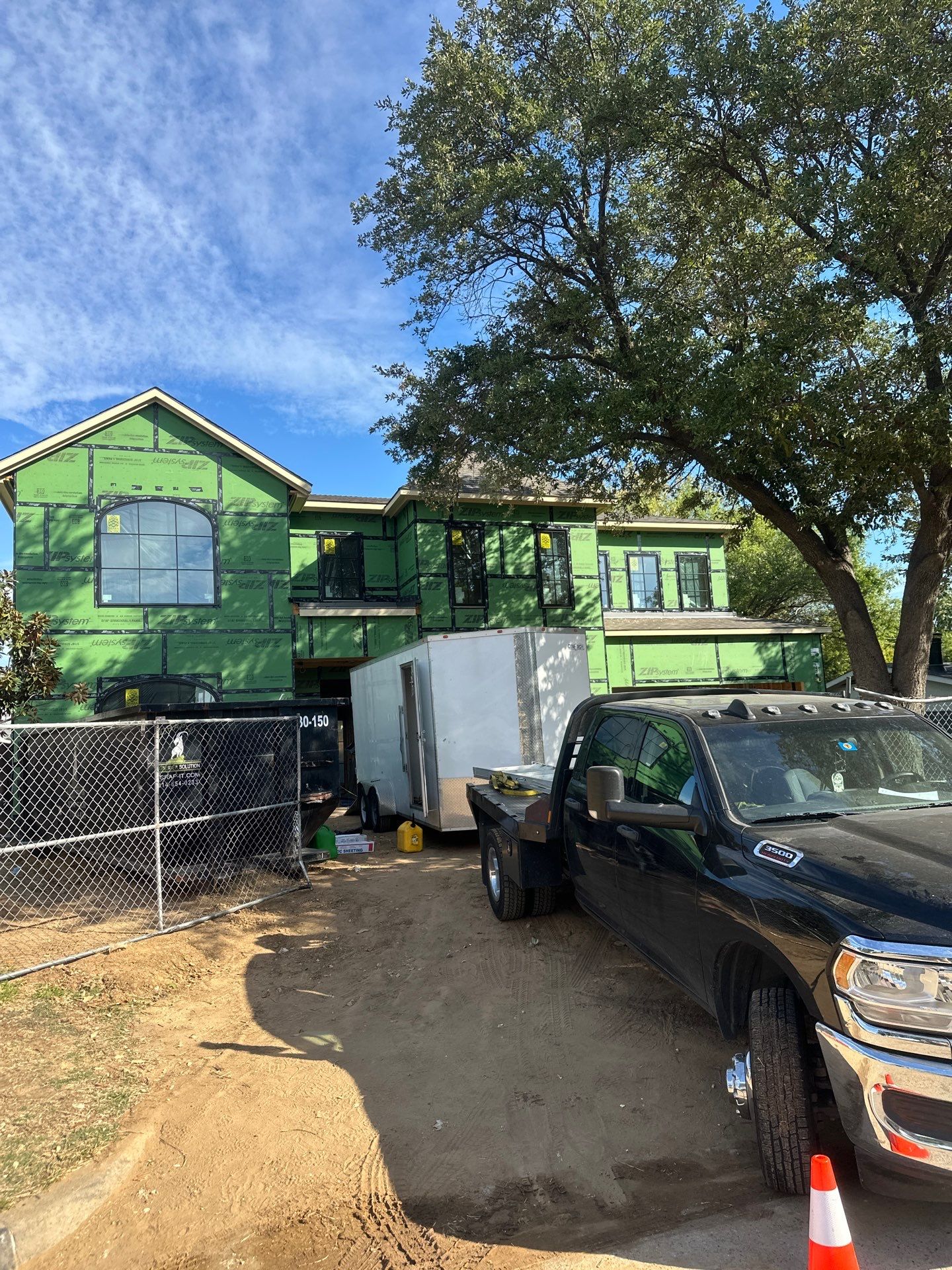 Another beautiful custom home in Dallas fully encapsulated ✔️ by Apex Insulation Solutions