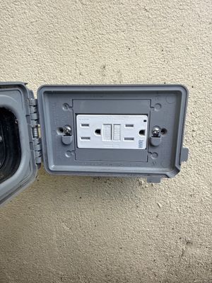 Outdoor Outlet Install
