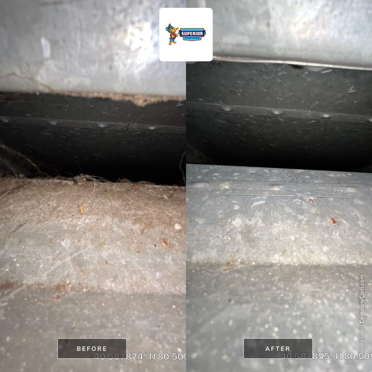 Air Duct Cleaning With a Vacuum Truck in Midland, PA by Superior Air Duct Cleaning