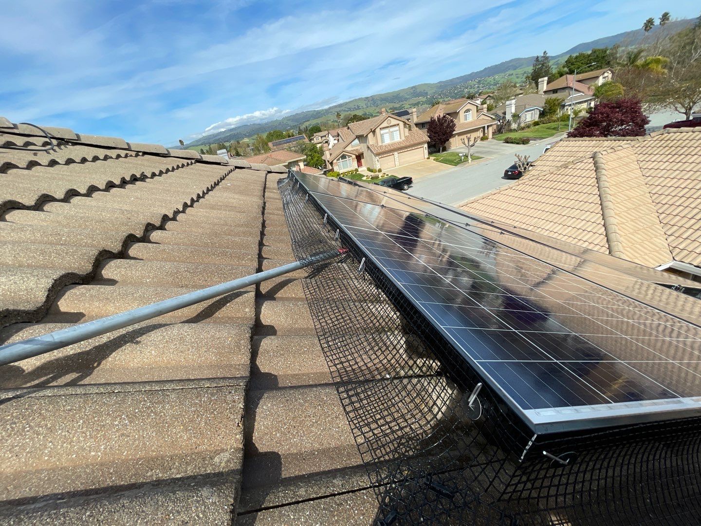 Solar Panel Bird Proofing-Morgan Hill by All One Solar Shine