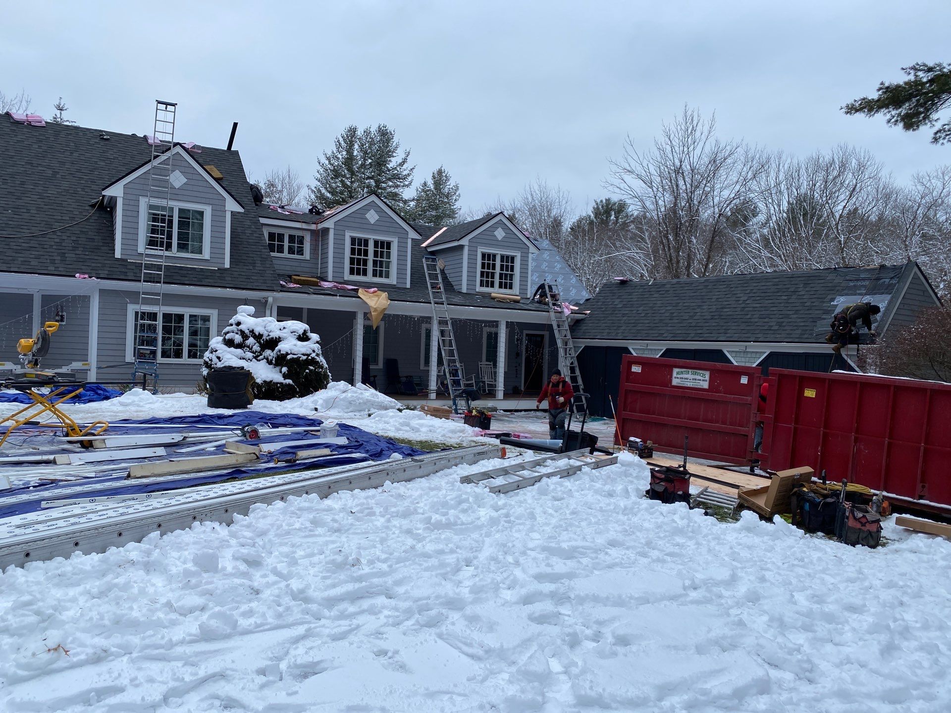 Carlisle Roofing Installation using Owens Corning Shingles and Copper by Mighty Dog Roofing of Greater Middlesex County