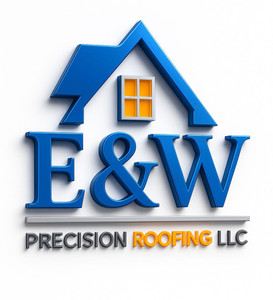 Logo for E&W Precision Roofing LLC