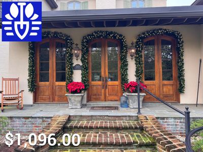 WINTER SERVICES: HOLIDAY LIGHTING using PRE LIT GARLAND & 5MM TREE WRAP STRANDS
