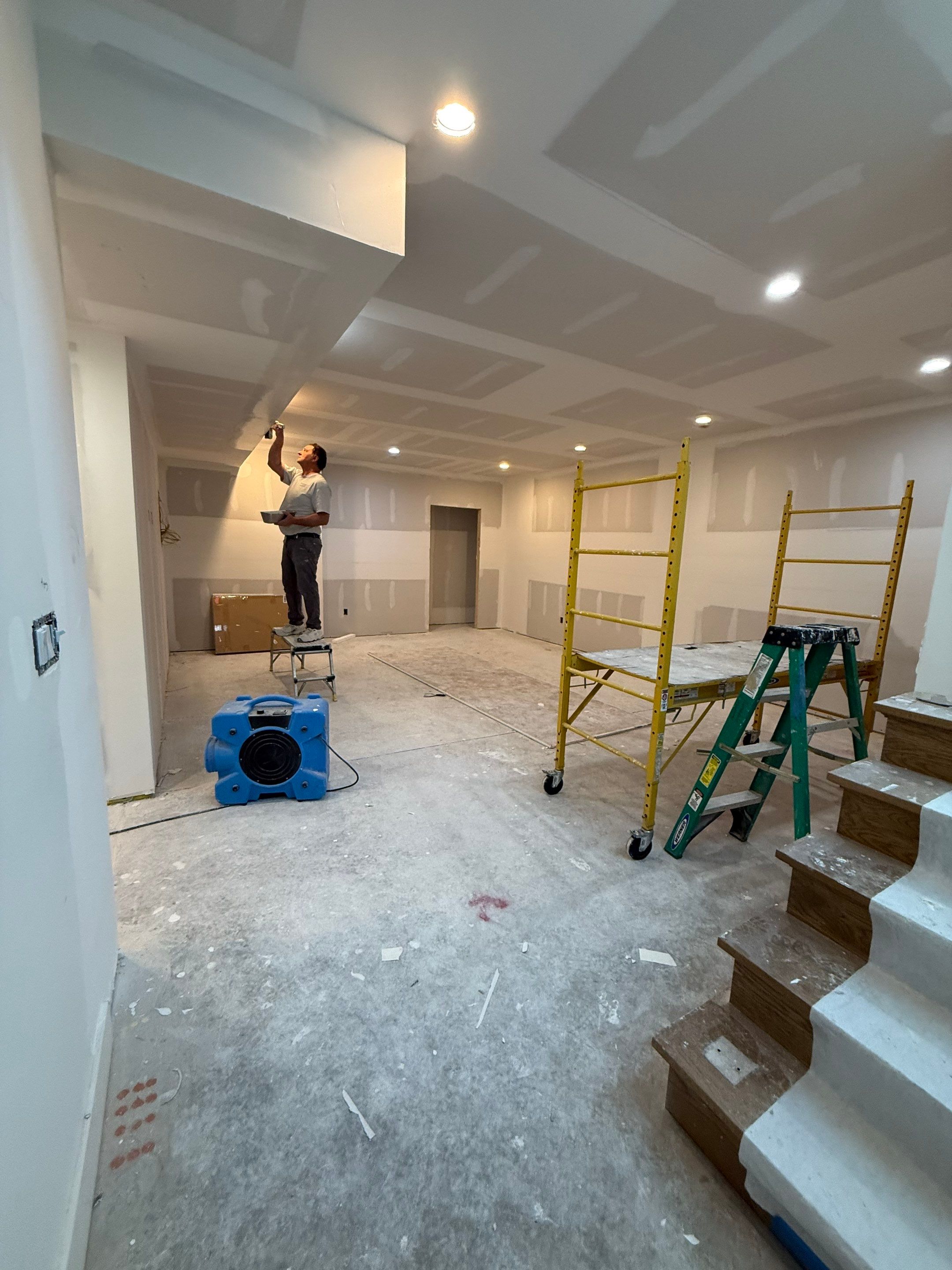 Basement Finishing Project with Home Gym and Sauna in Prospect by Authentic Carpentry