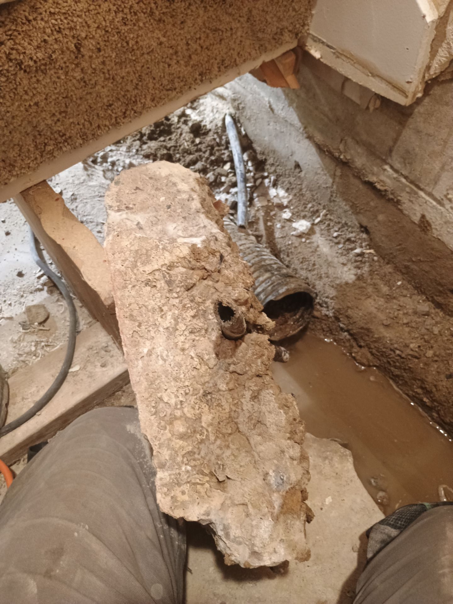 Interior Drain Tile Installation in Minnetonka, MN by Waterproofing Northeast