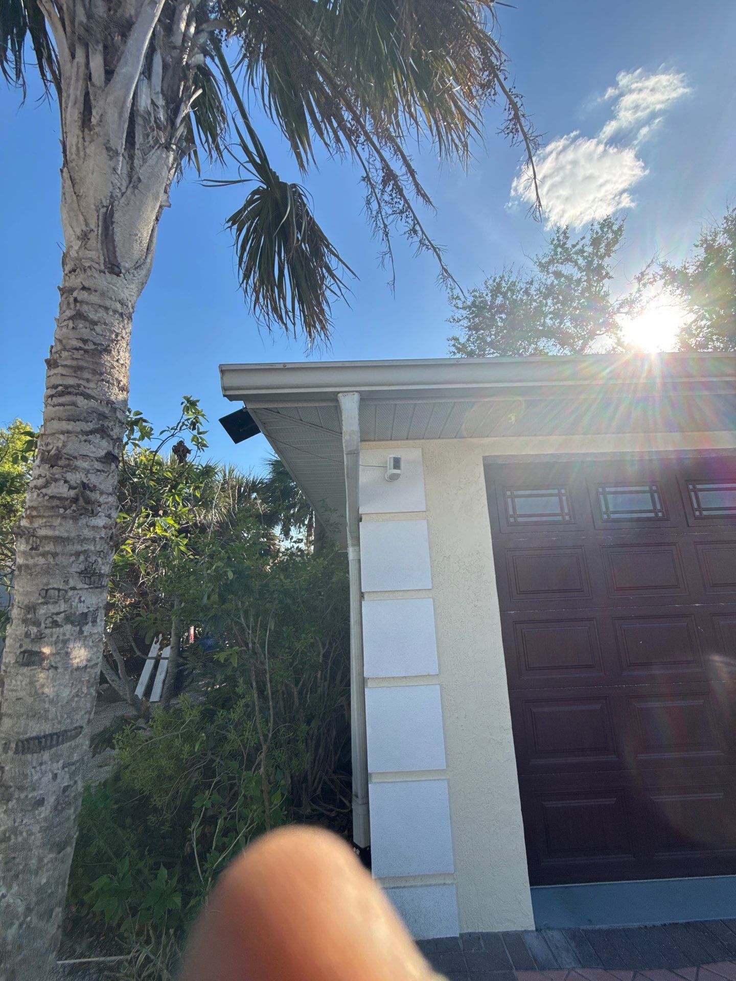 White K-Style Seamless Gutters in Sarasota FL by Gutter Professors