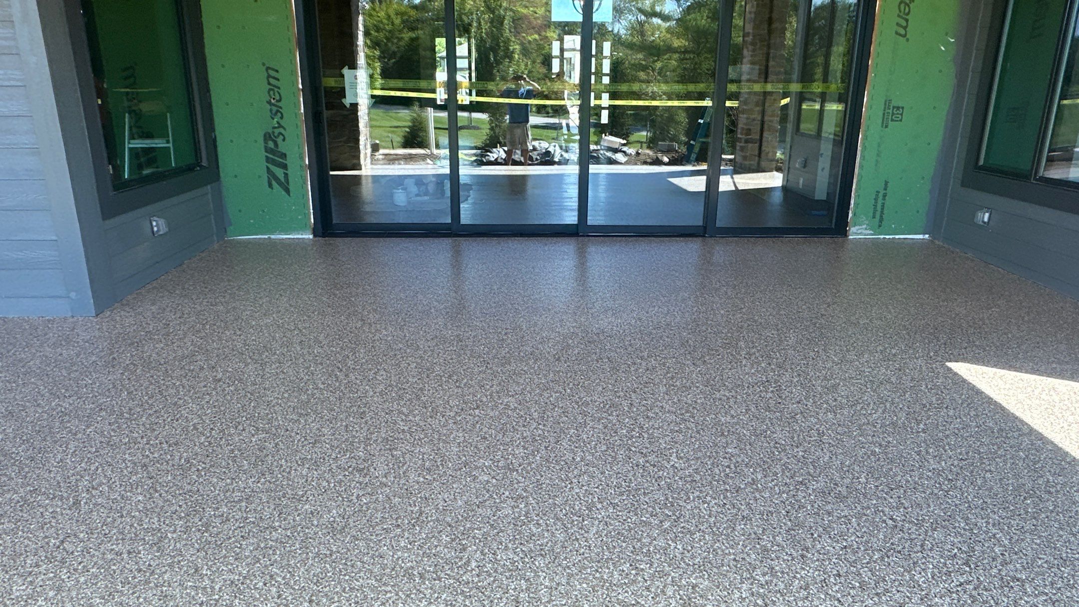 Check out how much a difference a new flake floor can make  by Banner Garage