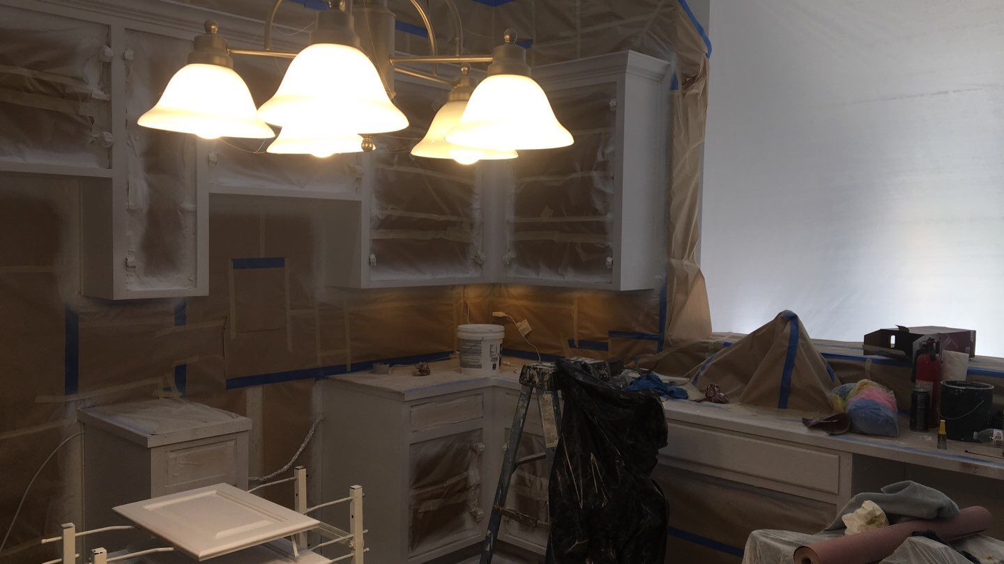 Cabinet Painting by 360 Painting Central Texas 