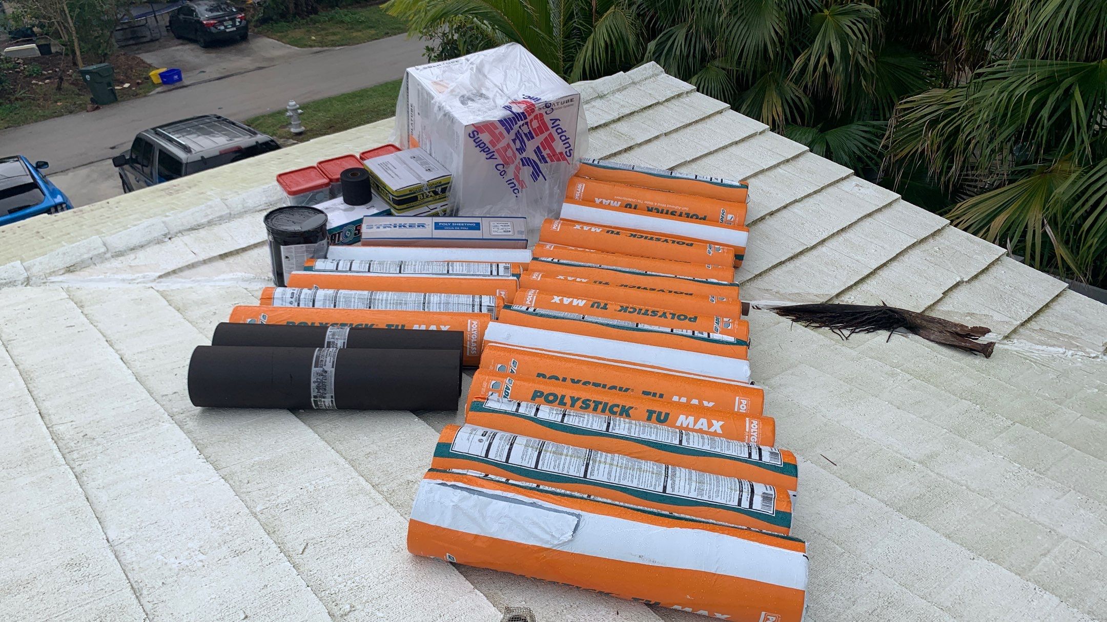 Residential Roofing Installation using 1" Nail strip metal roof by BLUES BROTHERS ROOFING