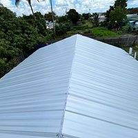 24ga 5V Crimp Mill Finish by Total Roofing System The Metal Roof Experts