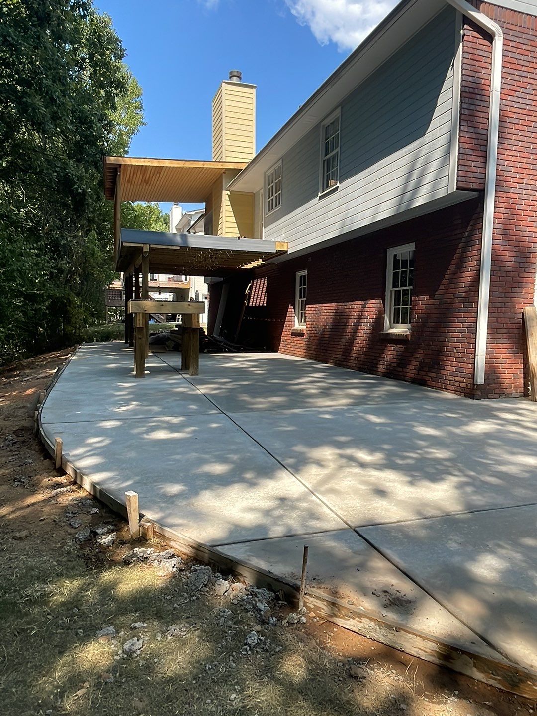 South Trace Lane - Deck Installation and Chimney Repair by Pillar and Pine