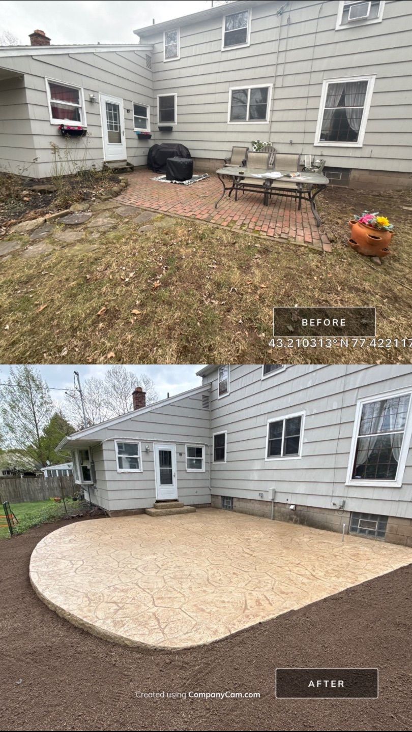 Appalachian Flagstone Patio by NG Masonry & Construction LLC